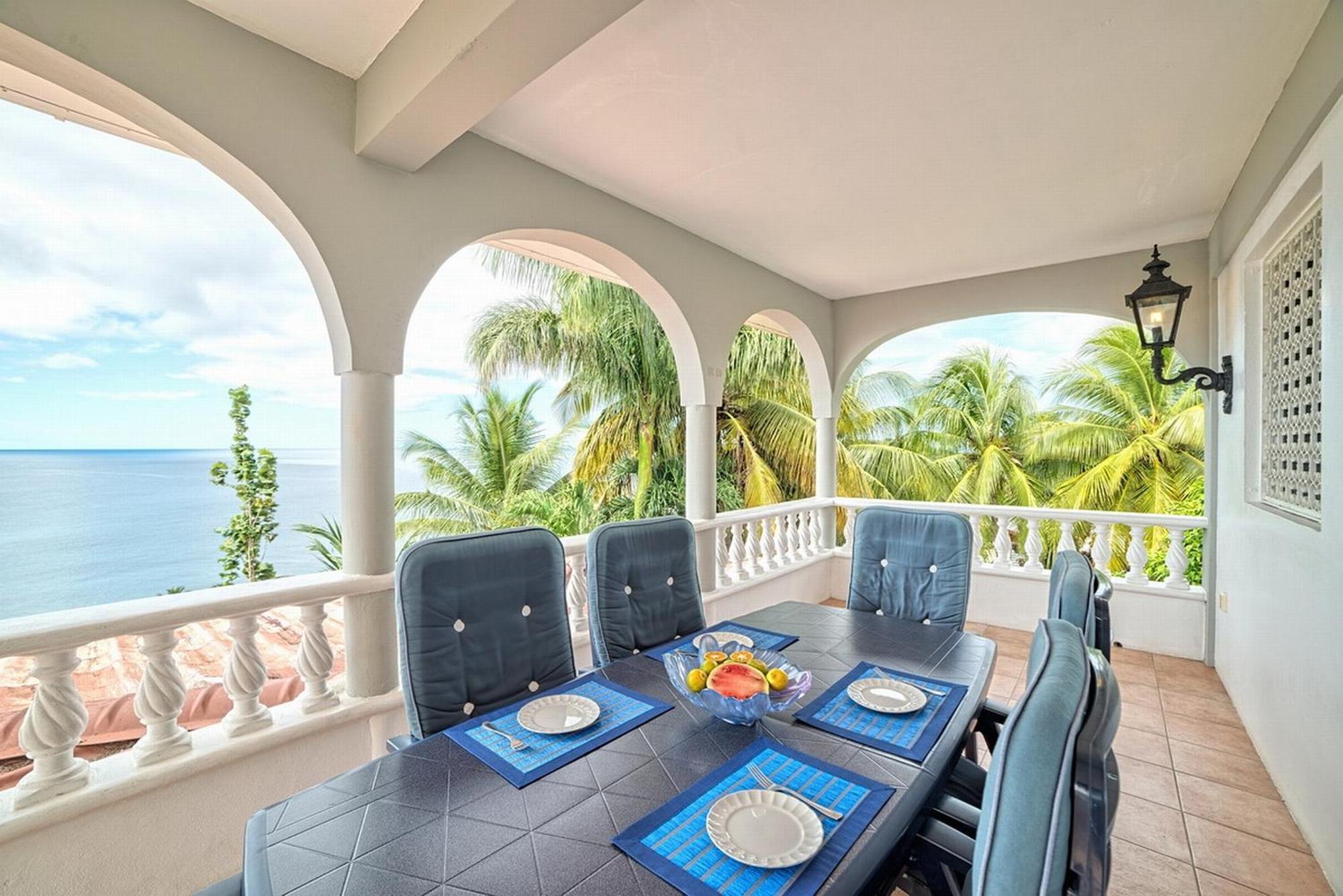 Méro Caribbean Sea View Holiday Apartments חדר תמונה
